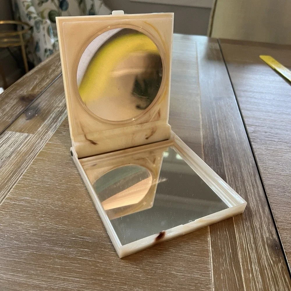 Vintage Prestige Fragrance Mirror Compact Makeup Case Made In W Germany